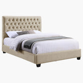 Chloe Upholstered Panel Bed