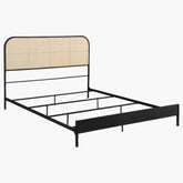 Amherst Radio Weave Rattan Metal Bed