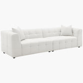 Everly Boucle Upholstered Extra Long Sofa