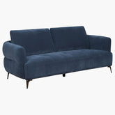 Lively Chenille Modern Track Arm Sofa