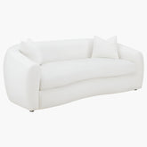 Isabella Faux Sheepskin Upholstered Sofa