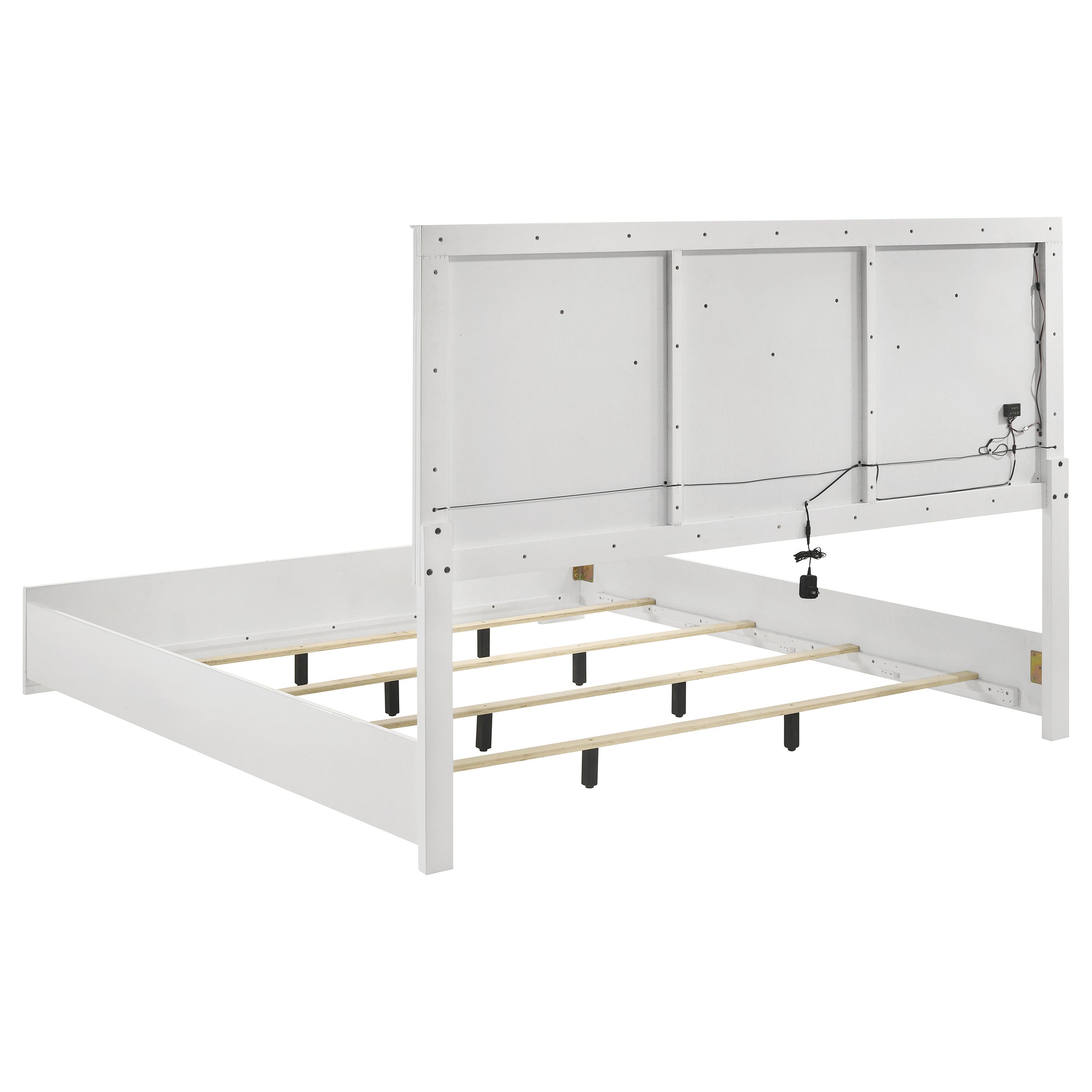 Ives Panel Bed with LED Headboard