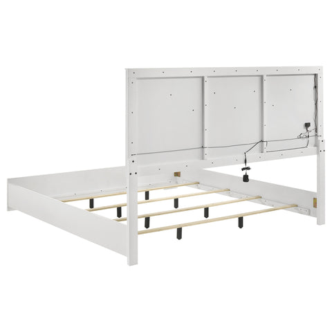 Ives Panel Bed with LED Headboard