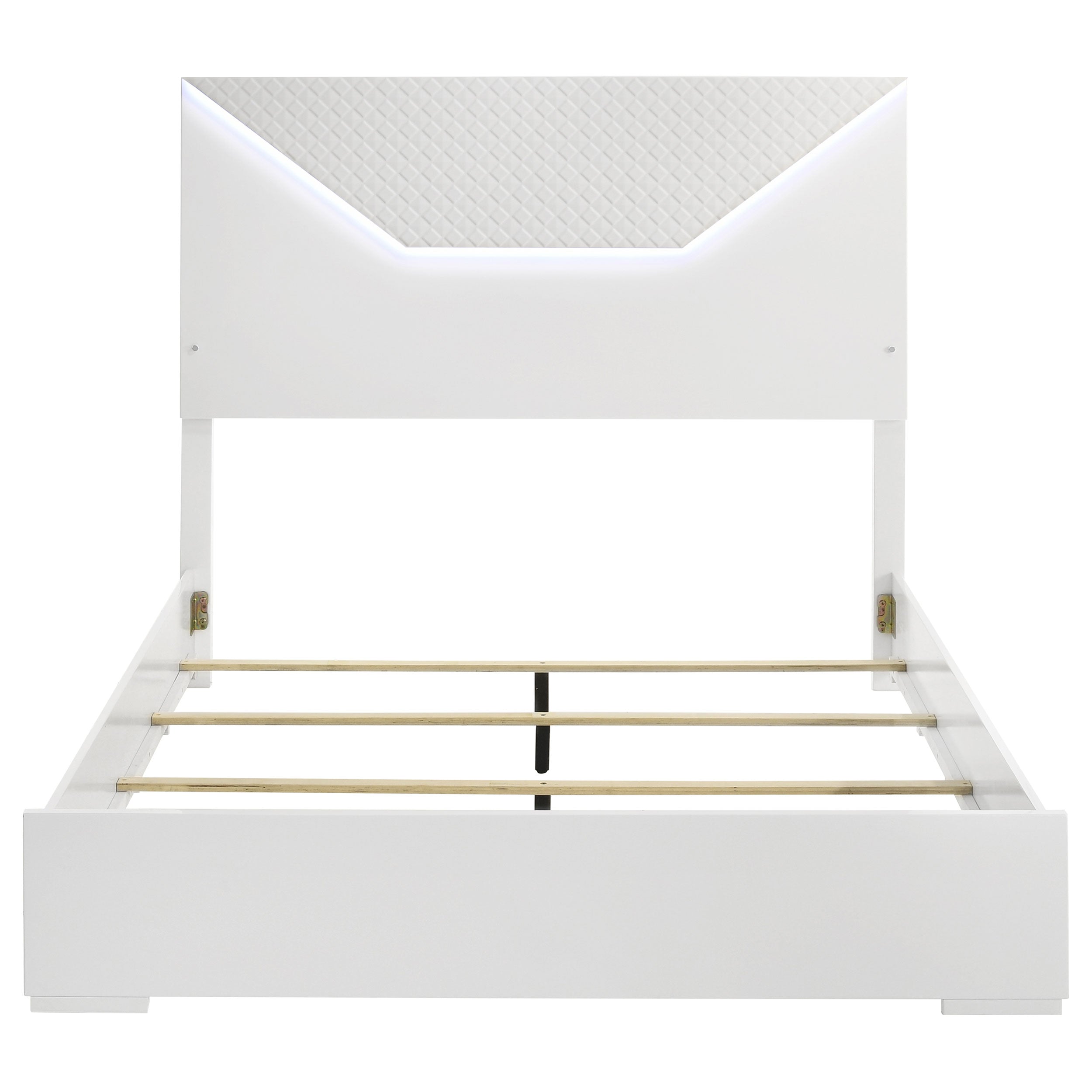 Ives Panel Bed with LED Headboard