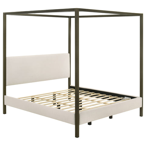 Monroe Upholstered Canopy Bed