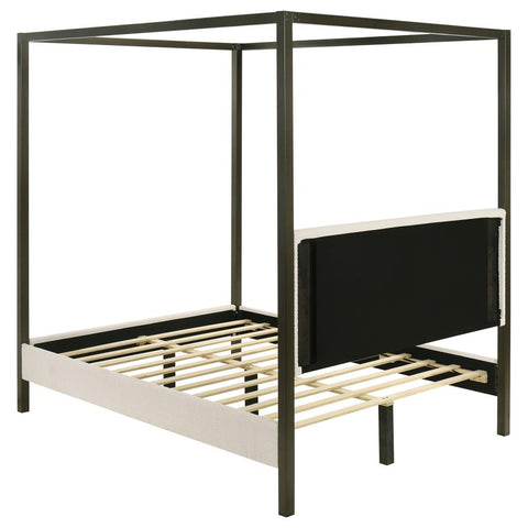 Monroe Upholstered Canopy Bed