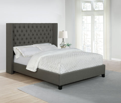 Bancroft Upholstered Wingback Bed