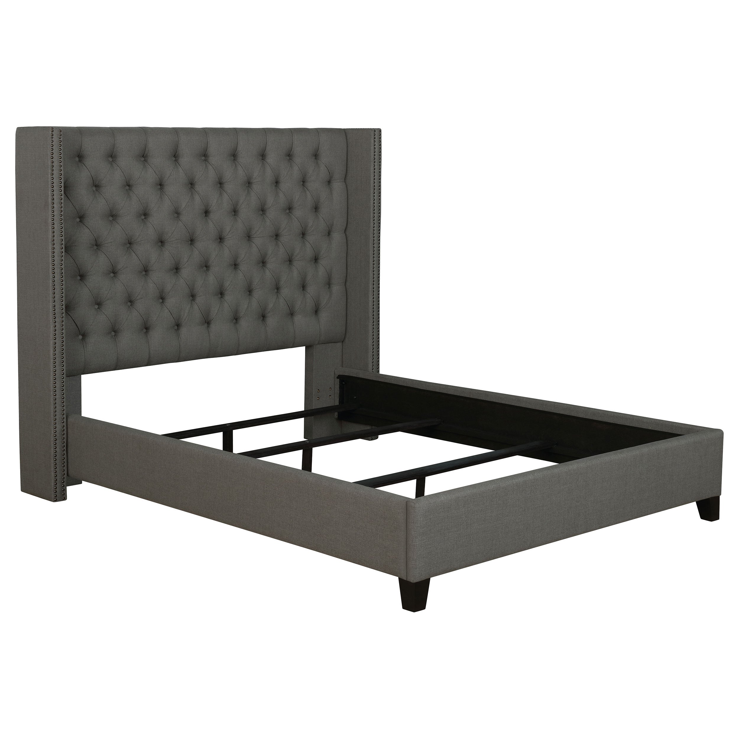 Bancroft Upholstered Wingback Bed