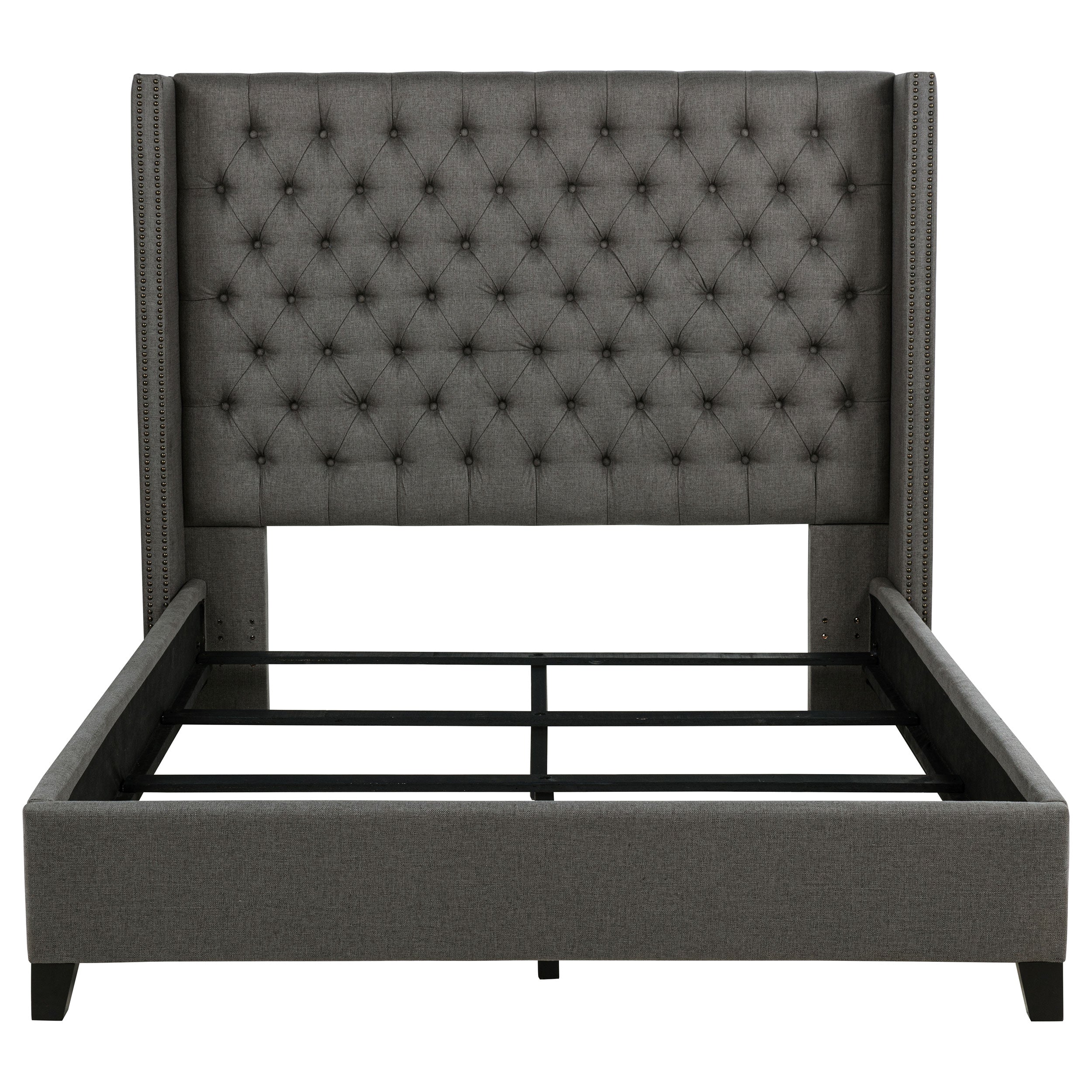 Bancroft Upholstered Wingback Bed