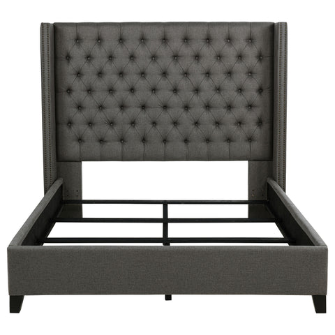 Bancroft Upholstered Wingback Bed