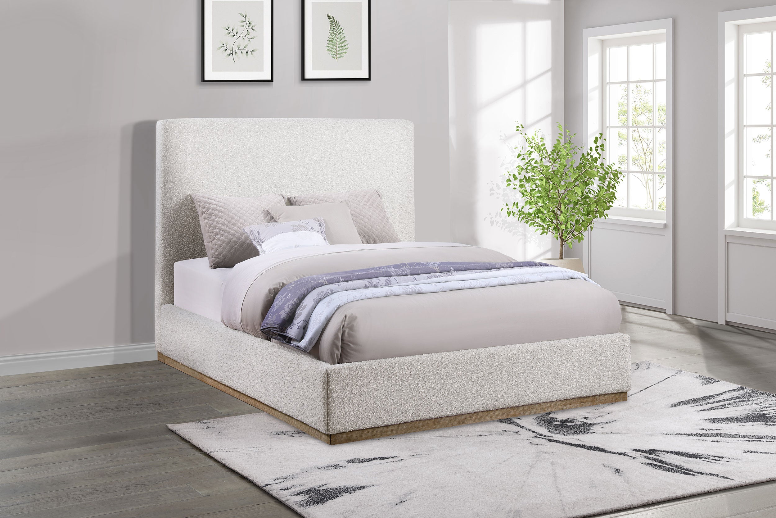Knox Upholstered Panel Bed