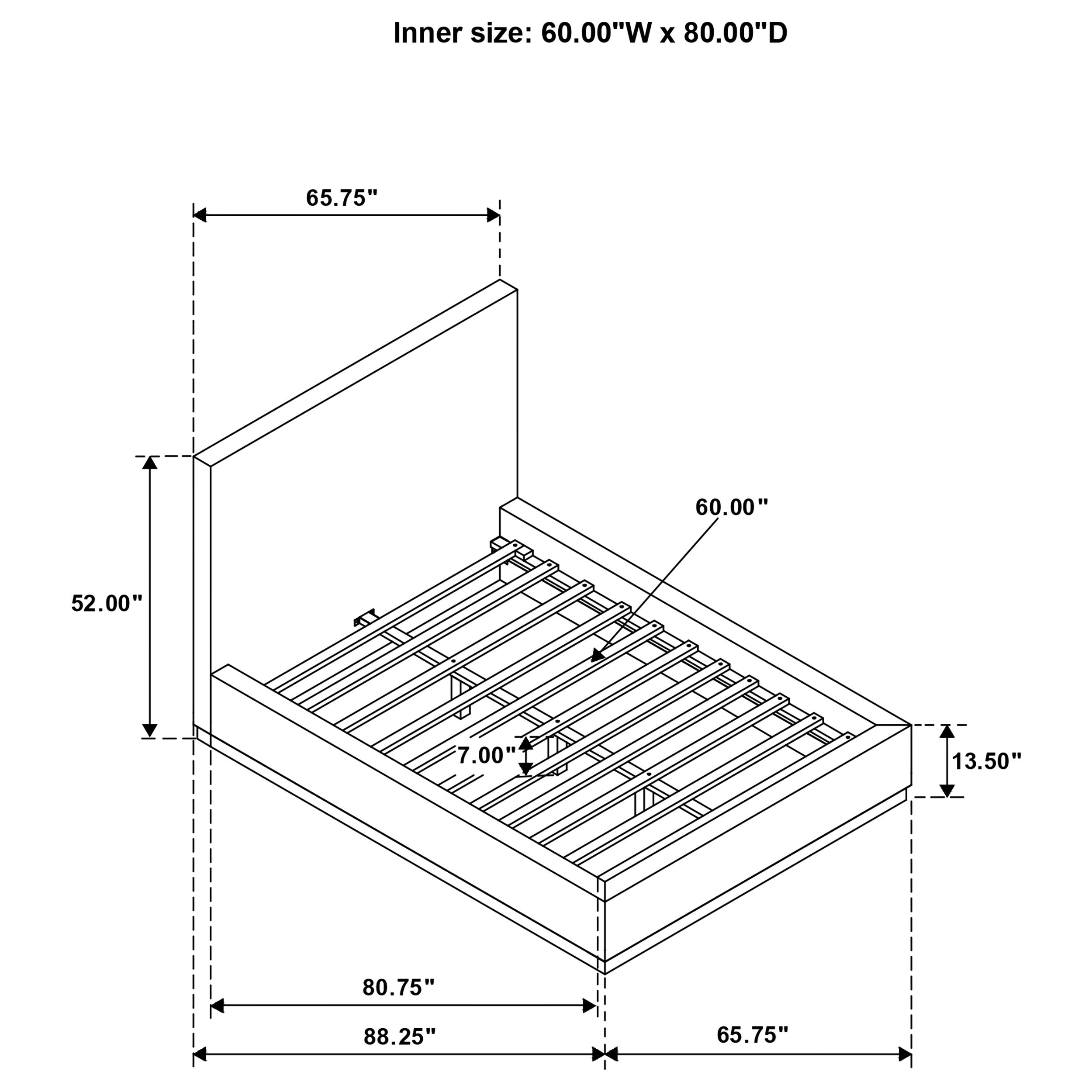 Knox Upholstered Panel Bed