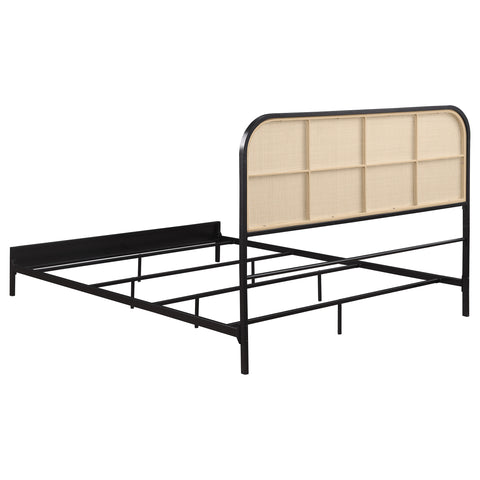 Amherst Radio Weave Rattan Metal Bed