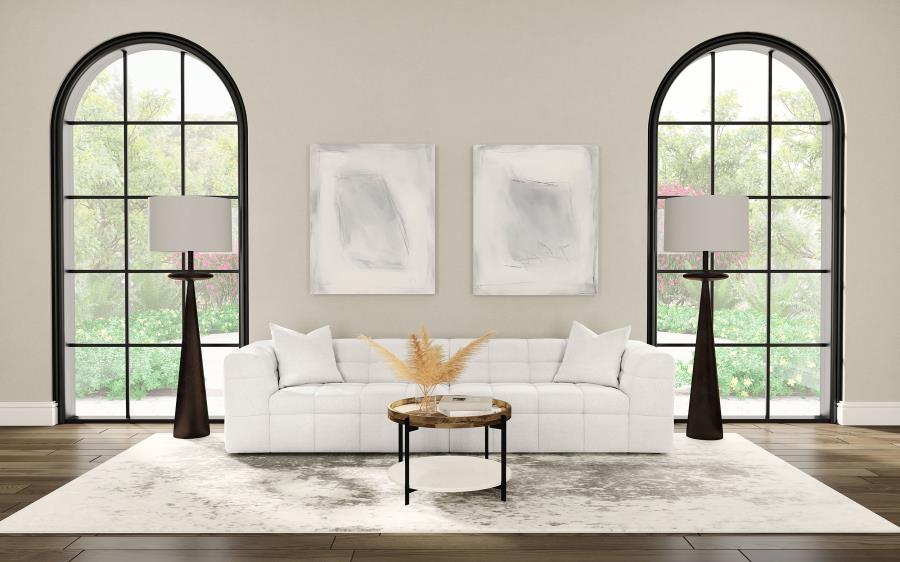 Everly Boucle Upholstered Extra Long Sofa