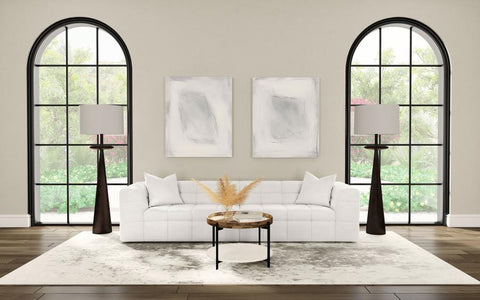 Everly Boucle Upholstered Extra Long Sofa