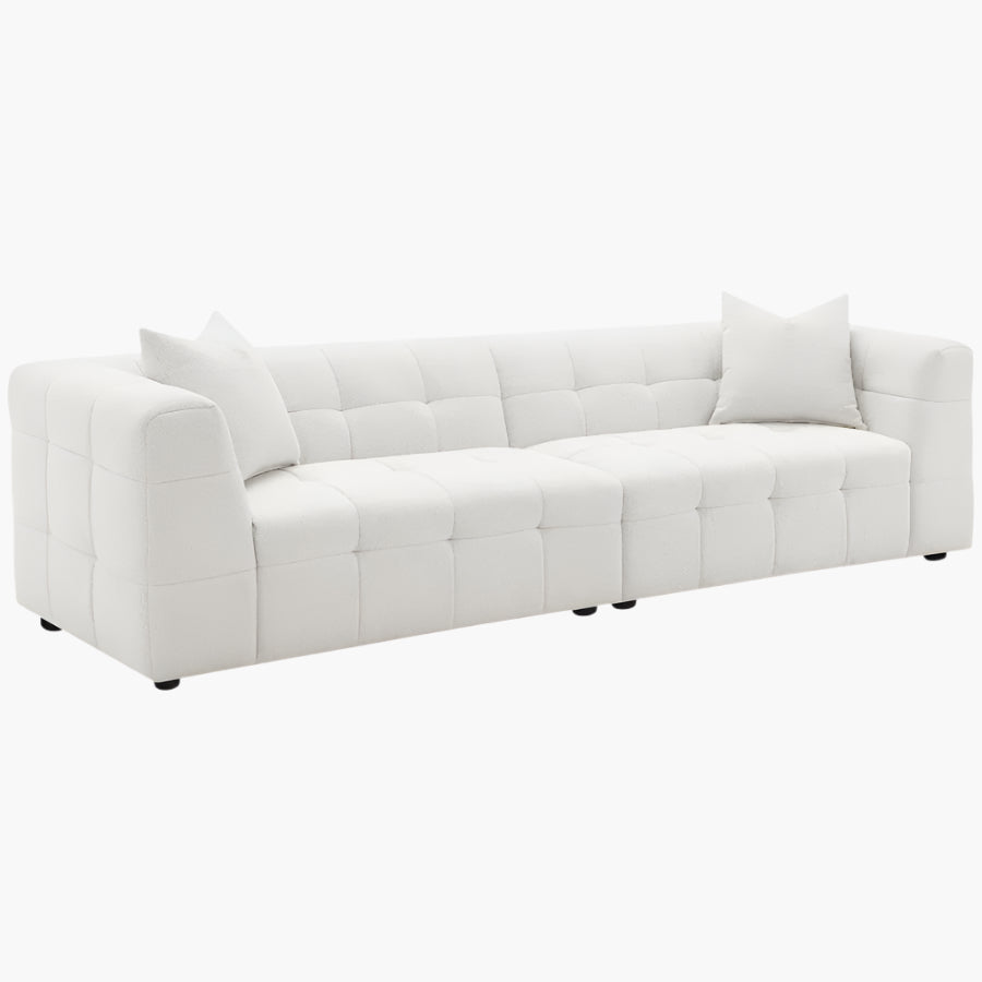 Everly Boucle Upholstered Extra Long Sofa