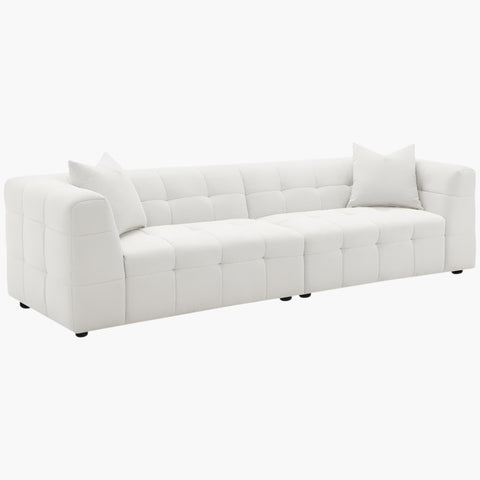 Everly Boucle Upholstered Extra Long Sofa