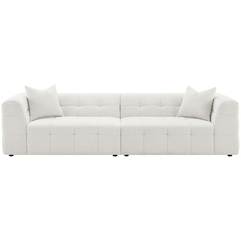 Everly Boucle Upholstered Extra Long Sofa