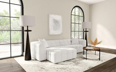 Everly Boucle Upholstered Extra Long Sofa