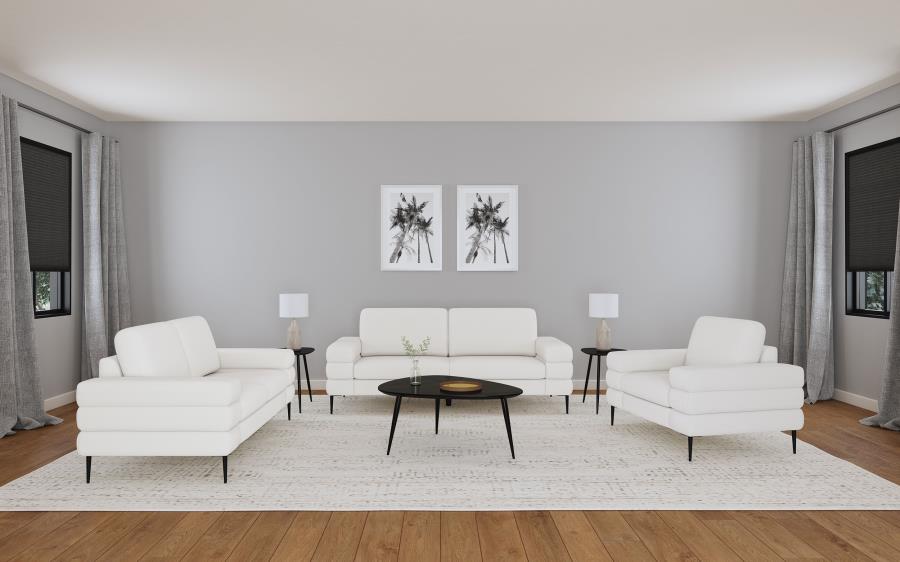 Jessel Chenille Track Arm Sofa