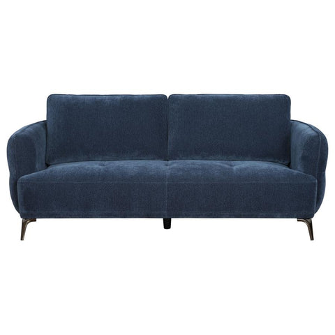 Lively Chenille Modern Track Arm Sofa