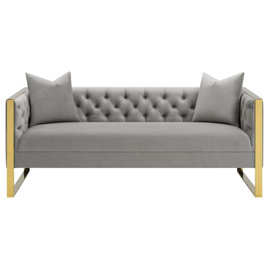 Eastbrook Velvet Tufted Sofa