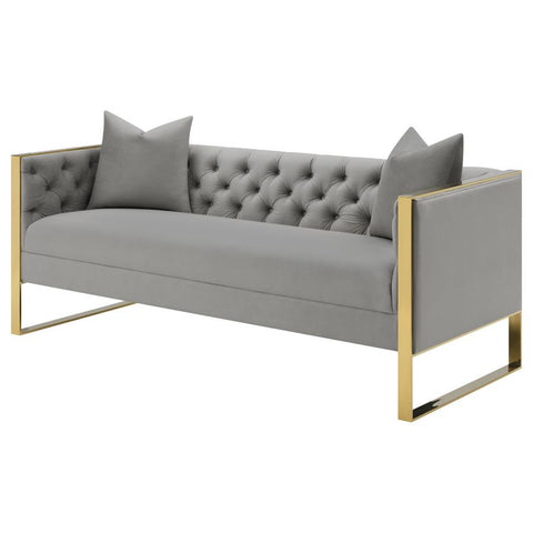 Eastbrook Velvet Tufted Sofa