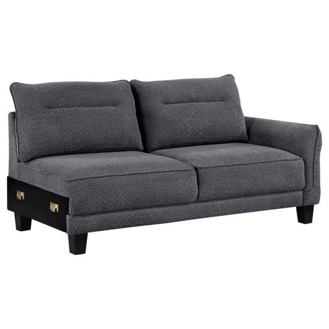 Caspian Curved Arm Chaise Sectional