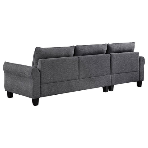Caspian Curved Arm Chaise Sectional