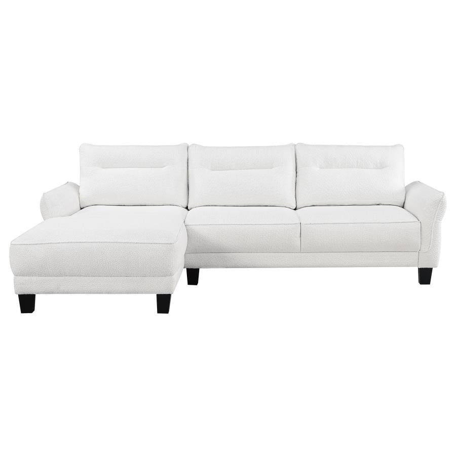 Caspian Curved Arm Chaise Sectional