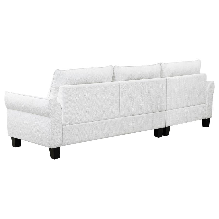 Caspian Curved Arm Chaise Sectional