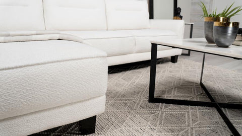 Caspian Curved Arm Chaise Sectional