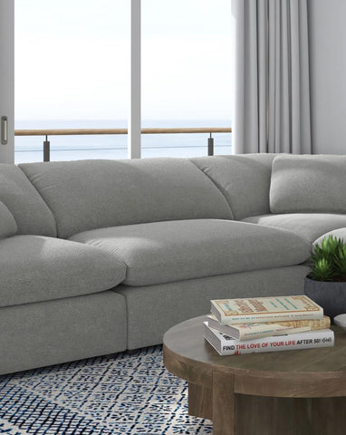 Cloud Dupe Oversize Armless Chair
