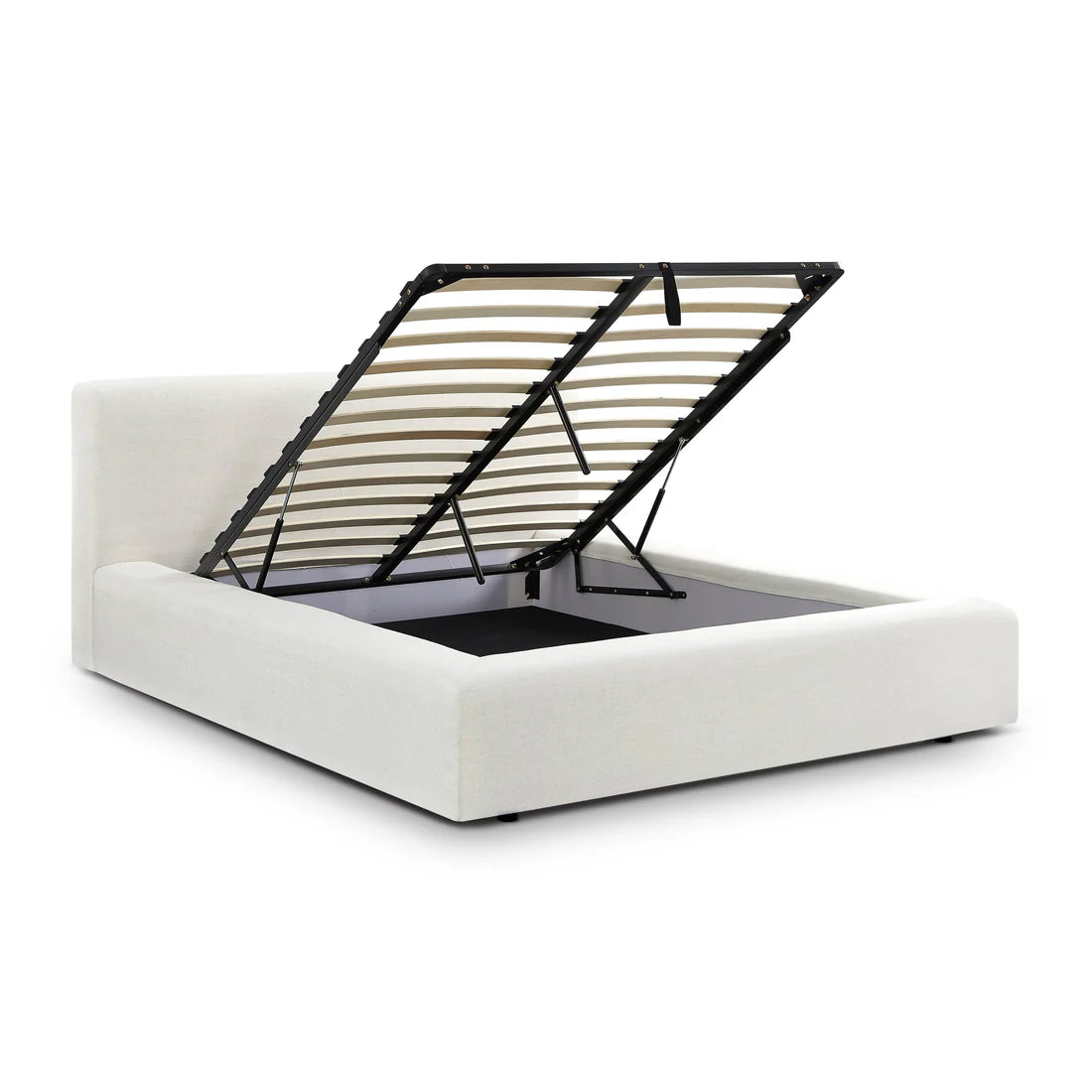 Cloud Storage Bed – Cream Linen Eco Performance Fabric