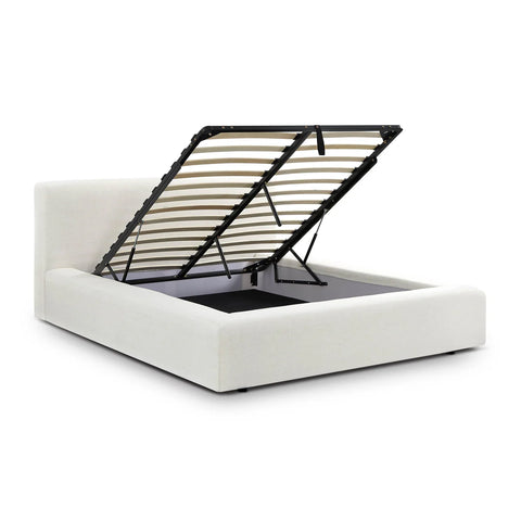 Cloud Storage Bed – Cream Linen Eco Performance Fabric